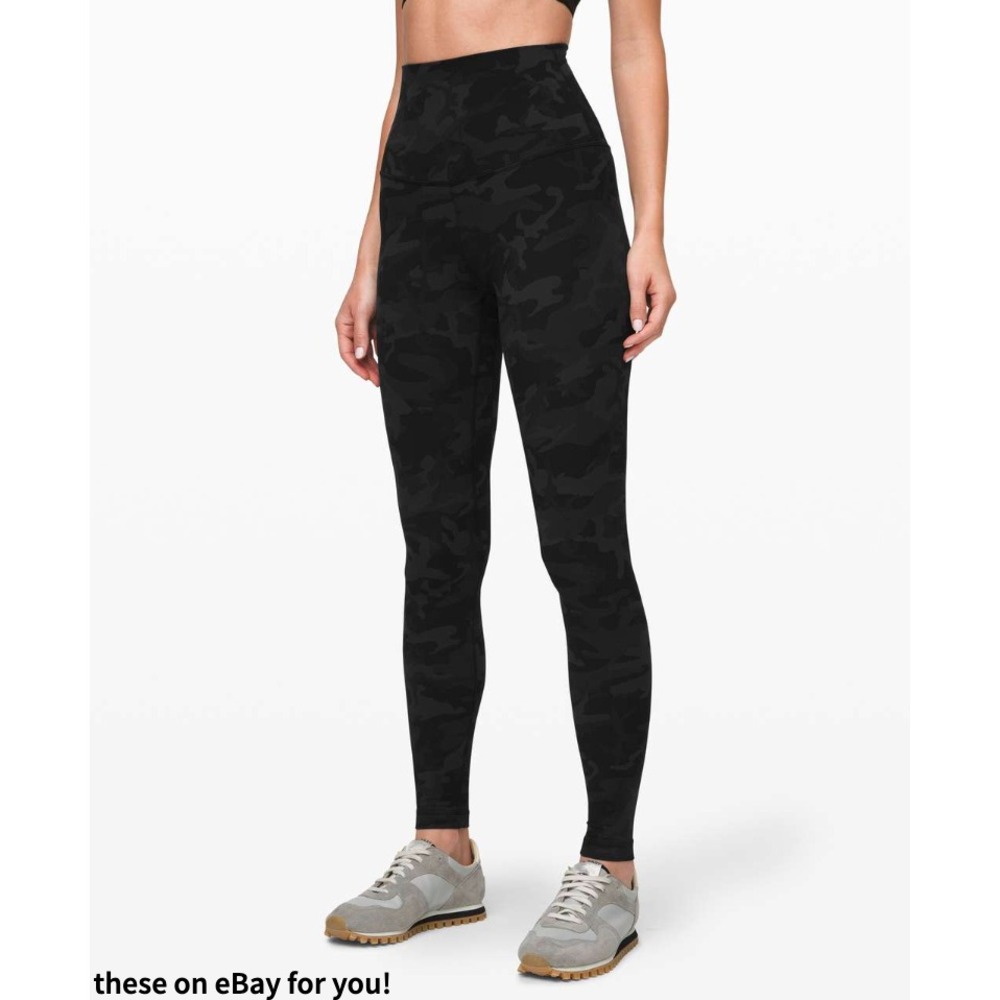 Lululemon Women's Camo Leggings Size 8‎ Align High Rise Luxe Yoga Pants